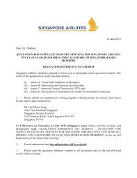 A complete application package generally consists of a cover letter, resume, references page and, for some jobs, a work portfolio, such as illustrations, writing samples or photographs. Invitation Letter Singapore Airlines