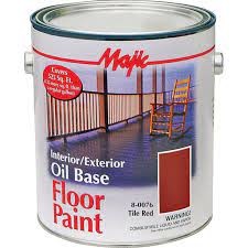 Maybe you would like to learn more about one of these? Majic Paints 8 0076 1 1 Gallon Tile Red Interior Exterior Oil Base Floor Paint Walmart Com Walmart Com