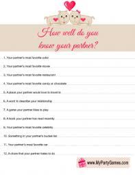 To see how well you know a partner by completing sentences about them in the present perfect and past simple and then verifying the information by asking and answering questions. How Well Do You Know Your Partner Game For Couples Love Games For Couples Valentines Games For Couples Couple Games
