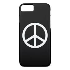 Black And White Peace Sign White Peace Sign Iphone 8 7 Case Black And White Gifts Unique Special B W Style Iphone Case Covers Iphone Peace