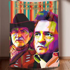 Willie Nelson Wall Mural