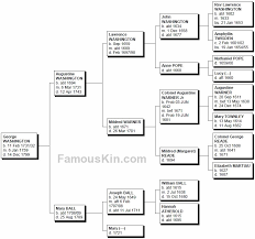 George Washington Genealogy Family Tree Pedigree