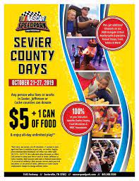 How many coupon codes can be used for each order when i search for nascar speedpark pigeon forge coupons? Sevier County Days At Nascar Speedpark Oct 21st Through 27th Hometown Sevier