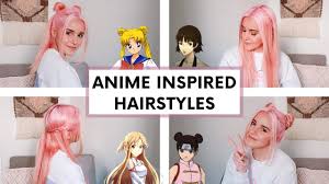 This hairstyle is often associated with the popular kid in anime. 4 Easy Anime Inspired Hairstyles Youtube