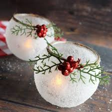 Snowy Frosted Candle Holders Crafty Morning