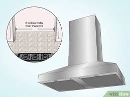 Wall mounted range hood is constructed of premium 430 stainless steel. How To Vent A Stove With Pictures Wikihow
