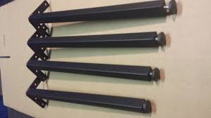 28 Adjustable To 29 Adjustable Table Metal Table Legs Modern Table Legs