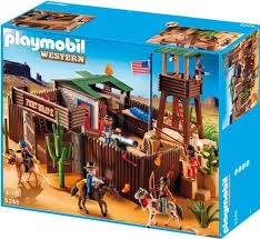 Playmobil 5245 Far West Large Western Fort By Playmobil 189 99 A Special Highlight Is The Tower Which Can Be Playmobil Playset Landscaping Latest Kids Toys