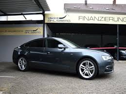 Side profile of the audi a5 sportback parked in front of a house. Audi A5 Sportback 2 0 Tdi Used Buy In Pfullingen Price 15900 Eur Int Nr 198 Sold