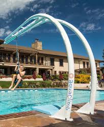 Aquazipn Main Water Slides Backyard Pool Life Backyard Pool Designs