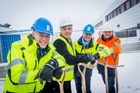 Första spadtaget för nya driftområdet på Arlanda