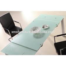 Kitchen & dining room tables. Modern Dining Room Furniture Extendable Glass Dining Table Set And Chair Made In Tianjin Buy Extendable Glass Dining Table Set Extendable Glass Dining Table Set Extendable Glass Dining Table Set Product On Alibaba Com