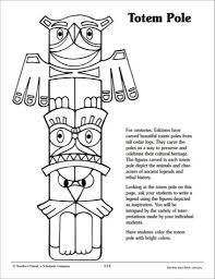 Free printable native american coloring pages for preschool, kindergarten and elementary school kids. Totem Pole Printables Only Coloring Pages Totem Pole Native American Totem Totem Pole Art