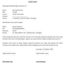 Semoga file download yang kami lampirkan tersebut. Contoh Surat Kuasa Pengambilan Ijazah