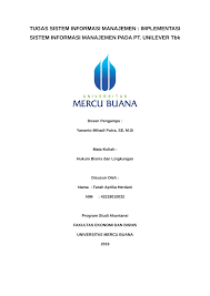 We did not find results for: Pdf Tugas Sistem Informasi Manajemen Implementasi Sistem Informasi Manajemen Pada Pt Unilever Tbk