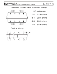 Wiring Diagrams Bartolini Pickups Electronics