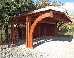 Carport E Garage Su Misura E Senza Opere Murarie Soffitti In Legno Case Di Legno Garage