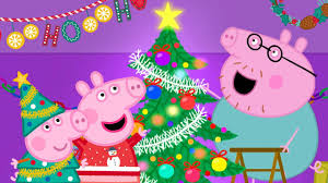 Скачать бесплатно картинки с открытки с поздравлениями с рождеством. Peppa Pig Official Channel Putting Up Christmas Tree With Peppa Pig Youtube
