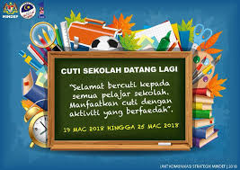 Kalau tengok kat jadual tu, tak ada cuti untuk hair raya korban. Cuti Sekolah Datang Kementerian Pertahanan Malaysia Facebook