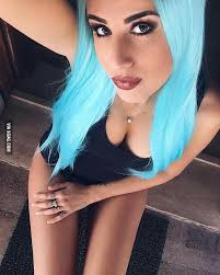 She is ayato's childhood friend and an essential part of his life. Blue Hair Makes Girl So Hot And Sexy 9gag