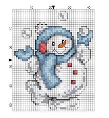· dessin en pixel art pingouin; 760 Idees De Pixels Noel Point De Croix Noel Broderie De Noel Point De Croix
