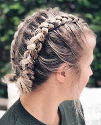Quick braid into low knot. 20 Ideas Of Cute Easy Hairstyles For Short Hair Short Haircut Com