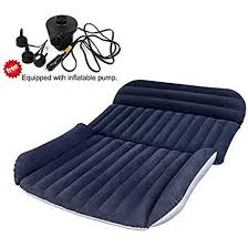 Bhmotorus Mobile Inflation Travel Thicker Back Seat Cushion Air Bed For Suv Suv Mattress Air Bed Portable Car Bed For Outdoor Tra Car Mattress Car Bed Mattress