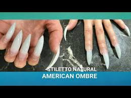 There are 14,049 pink acrylic nails for sale on etsy, and they cost $16.49 on average. Stiletto Ombre Natural American With Light Pink Acrylic Nails Youtube