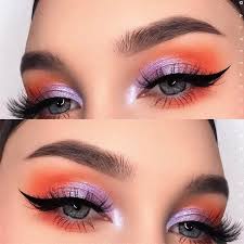 beginners makeup colorful eyes makeup