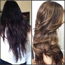 Transformation Going For A Subtle Brown Sombre Color Correction Hair Dark To Light Hair Long Dark Hair