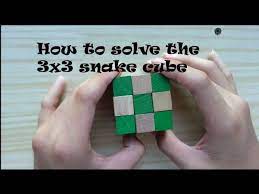 Maybe you would like to learn more about one of these? How To Solve The 3x3 Snake Cube Old Tutorial Youtube
