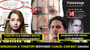 We did not find results for: Yosstop Responde A La Denuncia Carcel Junto A Rix Difunde Video De Ainara Delito A Menor Youtube