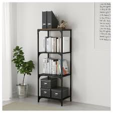 Fjallbo Regal Schwarz 51x136 Cm Ikea Deutschland Ikea Shelf Unit Shelves