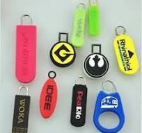 Zipper Pull Silicone Zip Popular Rapid Custom Colorful Soft PVC Zipper Pull  Clothing Rubber