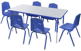 This is a beautifully crafted table. All Rectangle Activity Table With Colored Edgeband Chair Package Set By Marco Group Options Tables Worthington Direct