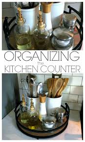 Shop for kitchen counter organizer tray online at target. Organizing The Kitchen Counter Easy Home Decor Home Decor Tips Diy Kitchen