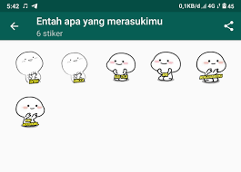 Stiker Wa Entah Apa Yang Merasukimu Download Untuk Android Cute Doodles Cute Wallpapers Funny