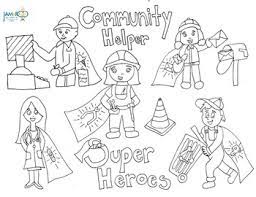 2480 x 3508 file type: Community Helper Coloring Pages Worksheets Teaching Resources Tpt