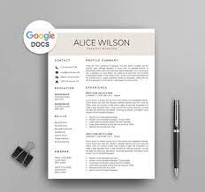 20 Google Docs Resume Templates Download Now