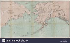 Alaska General Chart Of Alaska Bering Strait Ocean Depths