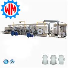 Ligne de production de machine à fabriquer des serviettes hygiéniques pour  femmes entièrement automatique avec CE