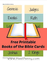 Free Printable Books Of The Bible Ordering Cards Meet Penny Bible For Kids Books Of The Bible Bible Lessons For Kids