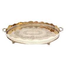 Maybe you would like to learn more about one of these? Hot Selling Brass Oval Serving And Decorative Trays With Cast Brass Handles Buy Large Serving Tray Silver Plated Butler Tray With Handles Serving Platter Silverplated Platter With Engraving Mordern And Luxury Serving