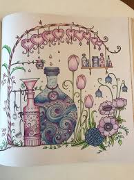 Coloring pages holidays nature worksheets color online kids games. Coloured With Castle Art Supplies From World Of Flowers Johanna Basford Coloring Book Johanna Basford Coloring Enchanted Forest Coloring