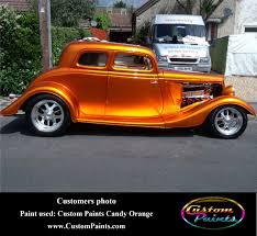 Customer S Hotrod In Custom Paints Candy Orange Www Custompaints Com Custom Paint Job Custom Cars Custom Paint Boat Paint Paint Job