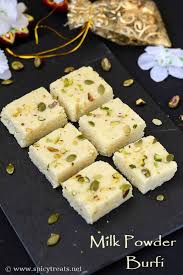 Spicy Treats Milk Powder Burfi Recipe White Burfi Recipe Milk Powder Recipe In 10 Minutes Easy Diwal Burfi Recipe Sweets Recipes Easy Milk Powder Recipe