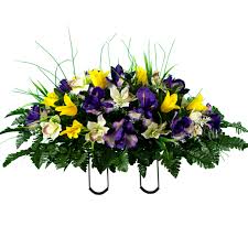 Floral disclaimer occasionally, substitutions of flowers is necessary due to temporary, regional availability issues. Flowers For Cemeteries