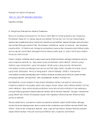 Pertanyaan tentang manajemen sarana dan prasarana pendidikan. Doc Manajemen Sarana Prasarana Fathur Rozi Academia Edu