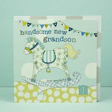 16) becoming a grandparents means that you've finally found someone who'll listen to your boring stories. New Baby Grandson Card Grandparents Congratulations Card Karenza Paperie