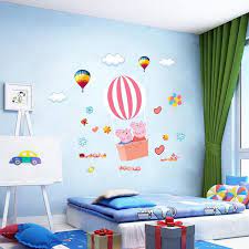 Peppa Pig Wall Stickers Girls Room Decor Wall Stickers Pig Mural